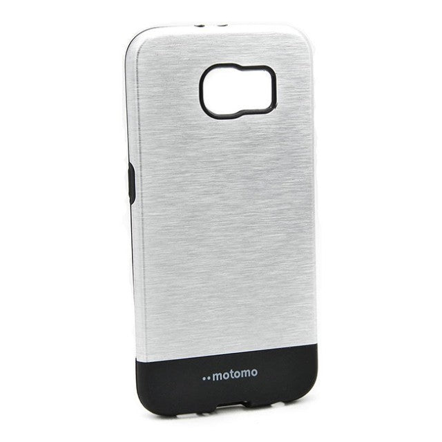 Husa Samsung Galaxy S6 Edge Motomo V4 Argintiu