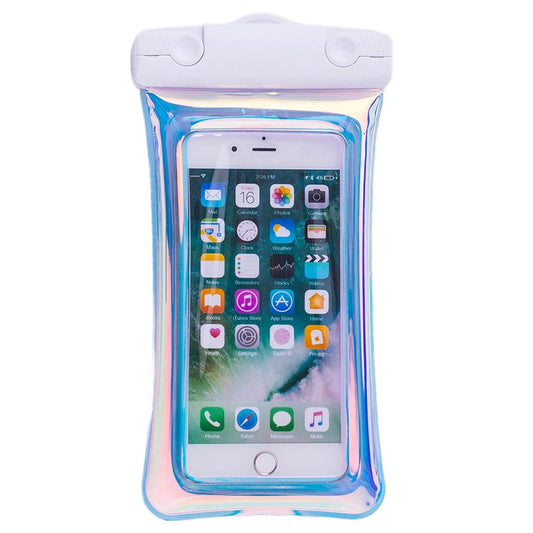 Husa subacvatica Holografica Waterproof, Snowproof, Universala, Impermeabila, cu Snur, pentru telefon sau documente, Alb