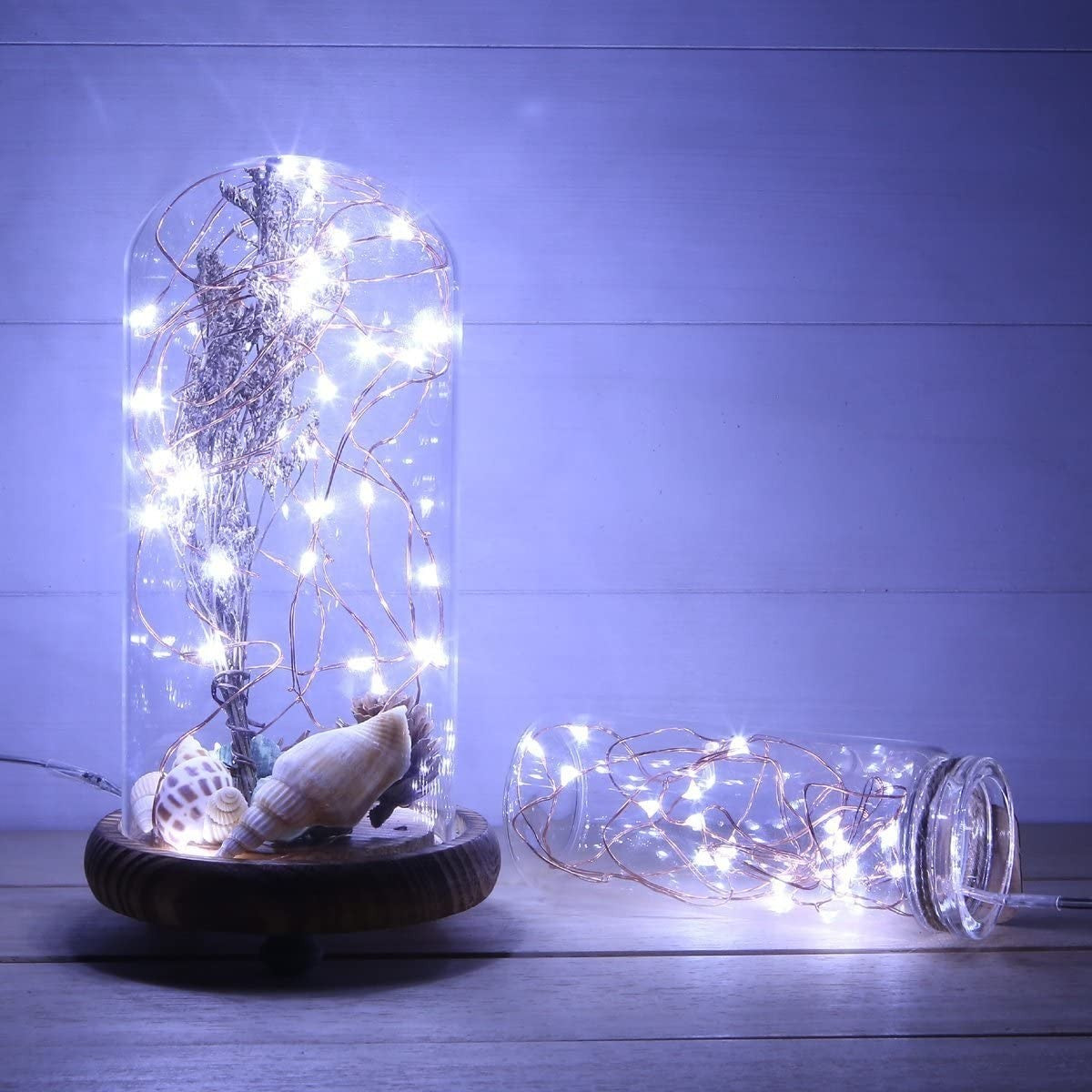 Instalatie Craciun Tip Turturi, 10 m, IP44, 286 Led-uri, Alb rece, 8 jocuri de lumini, Telecomanda inclusa, Interconectabila, Prelungitor 3 m inclus, Fir Cupru, Interior/Exterior