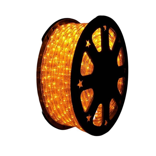 Instalatie Craciun, 12 m, 288 Led-uri ,Furtun Luminos, Alb cald, 8 jocuri de lumini, Transformator, Sectionabila, 220 V