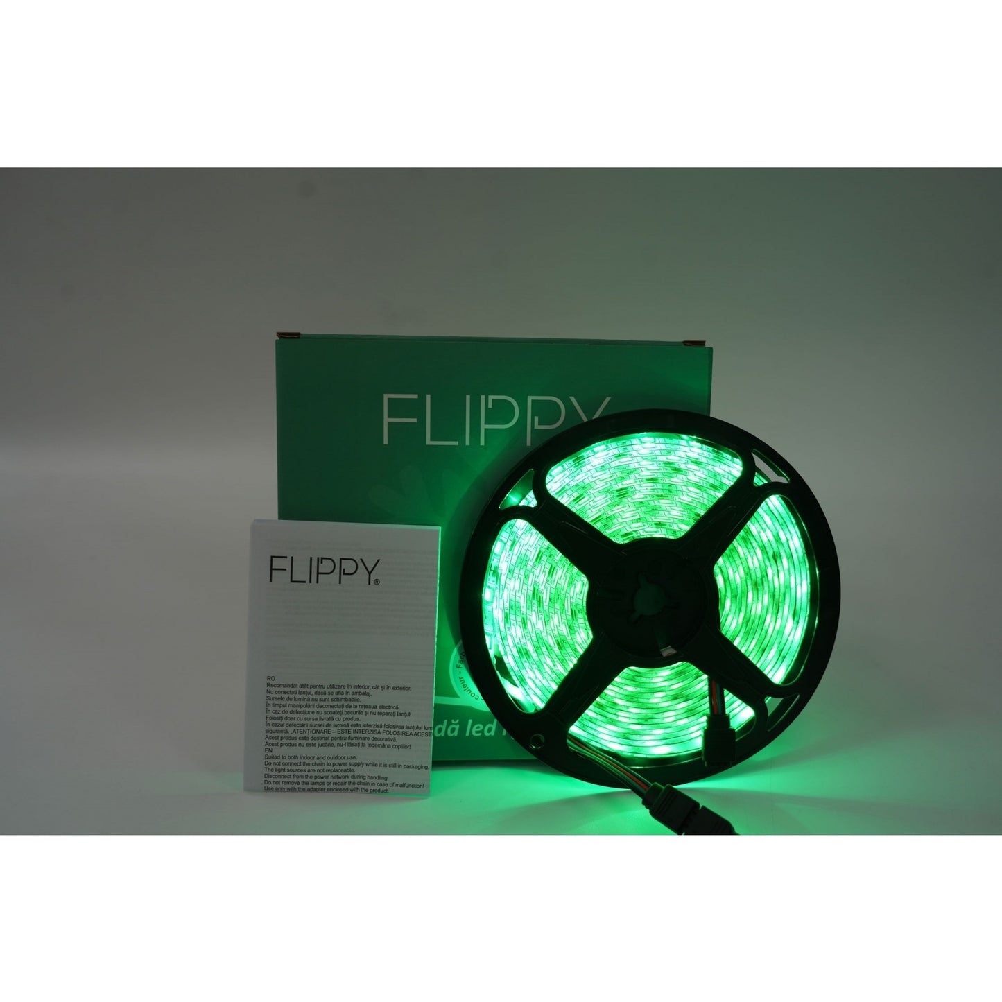 Kit Banda Led RGB SMD 5050 cu Transformator inclus - Lungime 5 M, 270 LED-uri, Telecomanda 44 taste, pentru TV, PC, Auto, IP65, Lumina Ambientala
