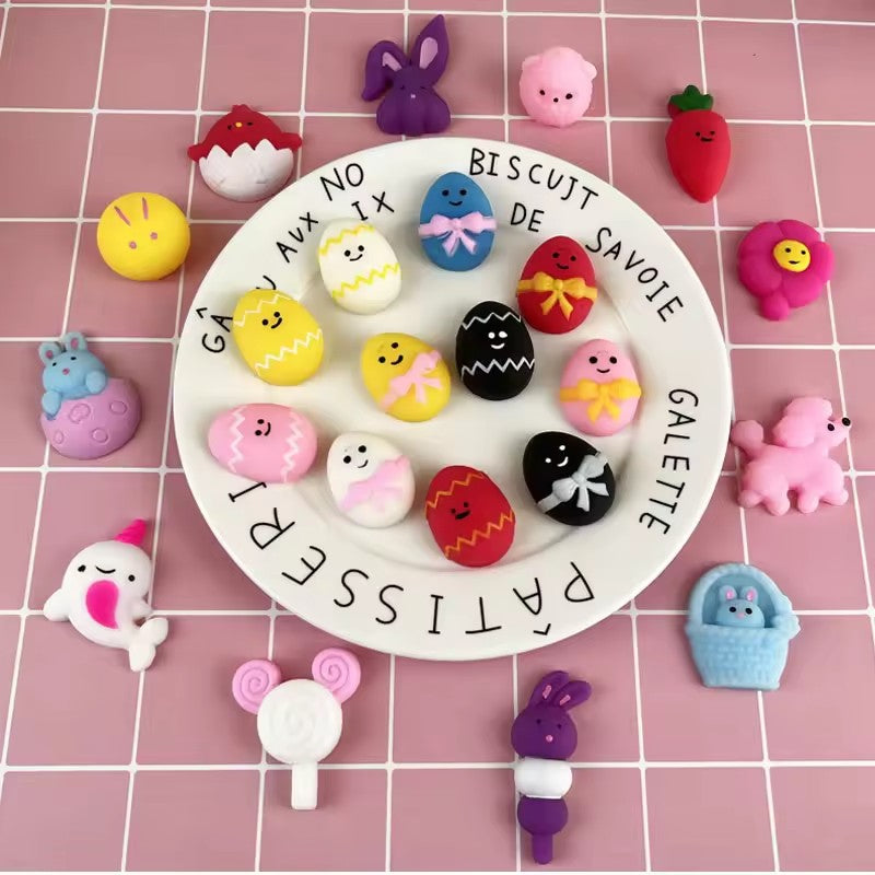 Jucarii Senzoriale Fidget Toy Squishy, Anti-Stres, +3 Ani. Model Tematic Paste, Multicolor