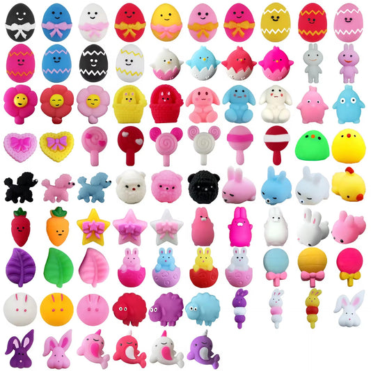 Jucarii Senzoriale Fidget Toy Squishy, Anti-Stres, +3 Ani. Model Tematic Paste, Multicolor