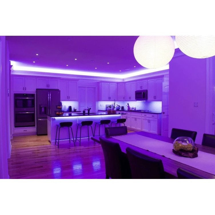 Kit Banda Led RGB SMD 5050 cu Transformator inclus - Lungime 5 M, 270 LED-uri, Telecomanda 44 taste, pentru TV, PC, Auto, IP65, Lumina Ambientala