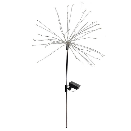 Lampa solara sub forma de artificii, 90 LED-uri, alb rece