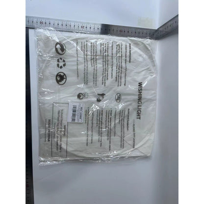 Lampion zburator, hartie biodegradabila, Alb