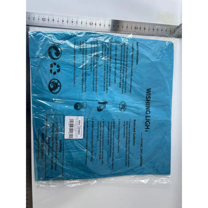 Lampion zburator, hartie biodegradabila, Albastru