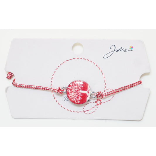 Martisor Bratara Traditionala, Pandantive Aprox 2 cm, Model 7