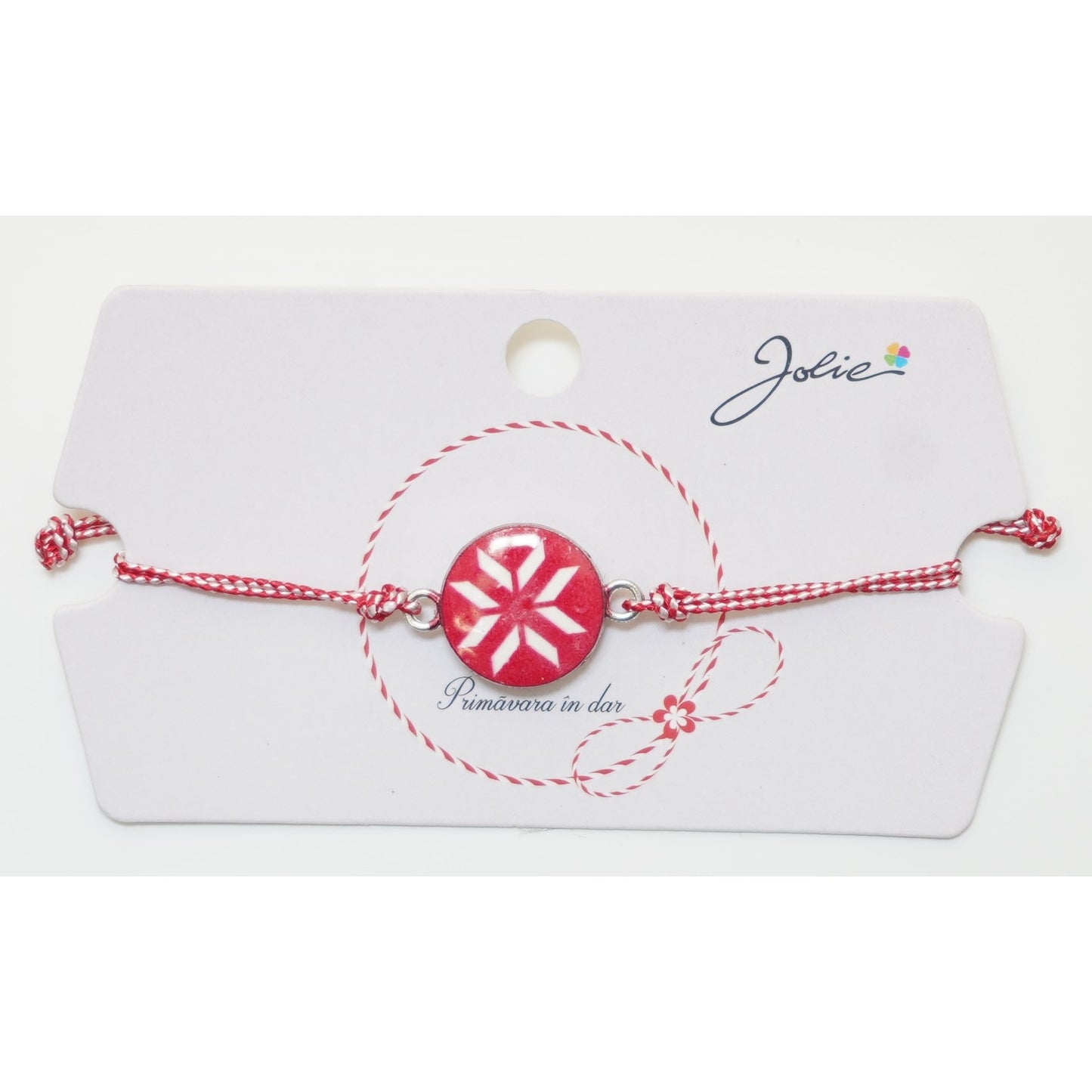 Martisor Bratara Traditionala, Pandantive Aprox 2 cm, Model 8