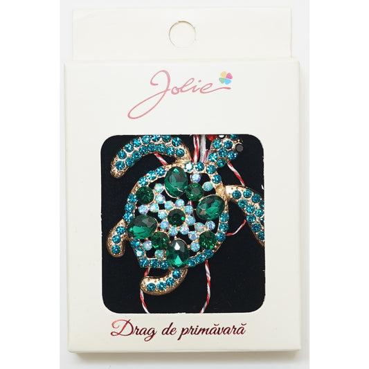 Martisor Brosa Medie, Multicolora, Dimensiune Brosa Aprox 5 cm, Material Metal, Model 1
