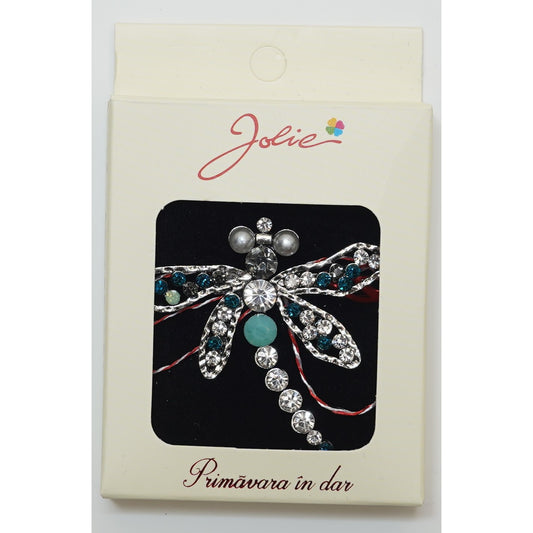 Martisor Brosa Medie, Multicolora, Dimensiune Brosa Aprox 5 cm, Material Metal, Model 13