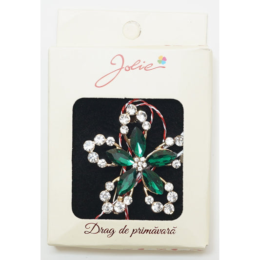 Martisor Brosa Medie, Multicolora, Dimensiune Brosa Aprox 5 cm, Material Metal, Model 14
