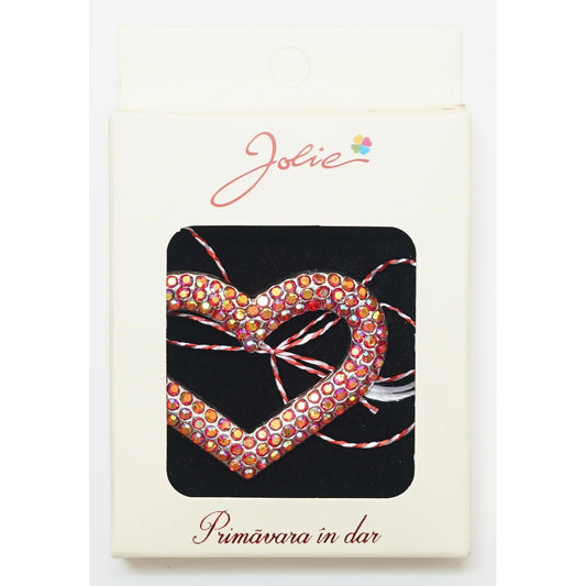 Martisor Brosa Medie, Multicolora, Dimensiune Brosa Aprox 5 cm, Material Metal, Model 19
