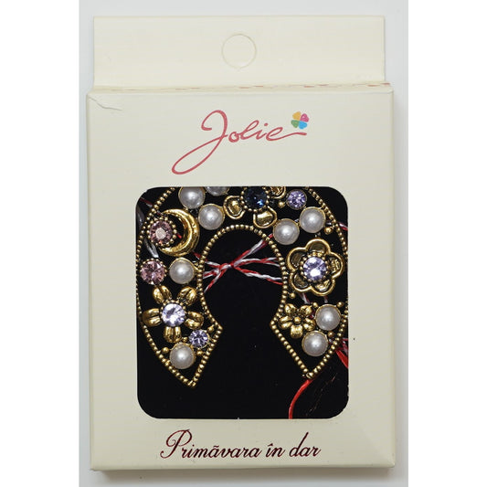 Martisor Brosa Medie, Multicolora, Dimensiune Brosa Aprox 5 cm, Material Metal, Model 4