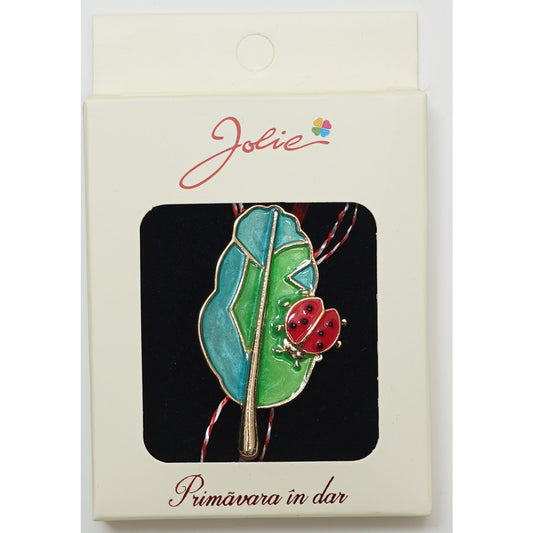 Martisor Brosa Medie, Multicolora, Dimensiune Brosa Aprox 5 cm, Material Metal, Model 6