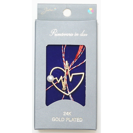 Martisor Brosa Placata cu Aur 24K, Dimensiune Brosa Aprox 2- 3 cm, Model 19