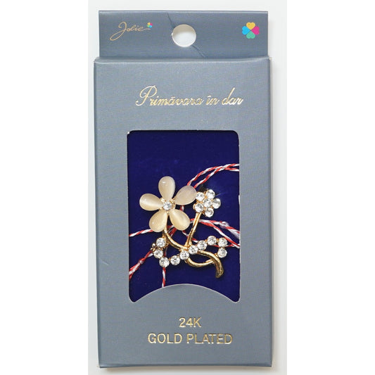 Martisor Brosa Placata cu Aur 24K, Dimensiune Brosa Aprox 2- 3 cm, Model 2