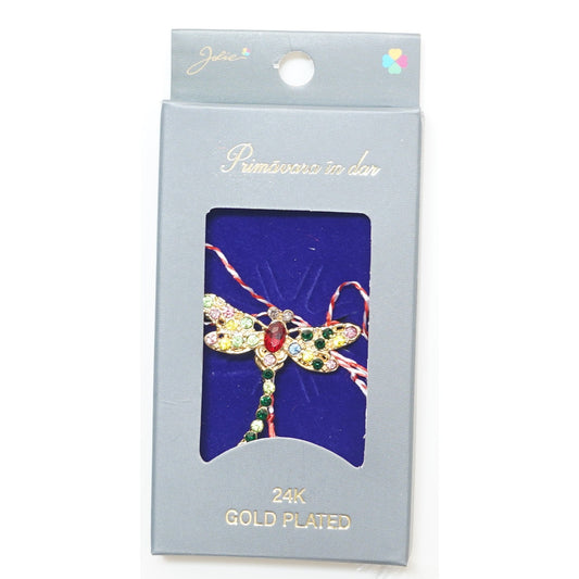 Martisor Brosa Placata cu Aur 24K, Dimensiune Brosa Aprox 2- 3 cm, Model 21
