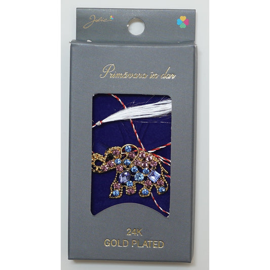 Martisor Brosa Placata cu Aur 24K, Dimensiune Brosa Aprox 2- 3 cm, Model 8
