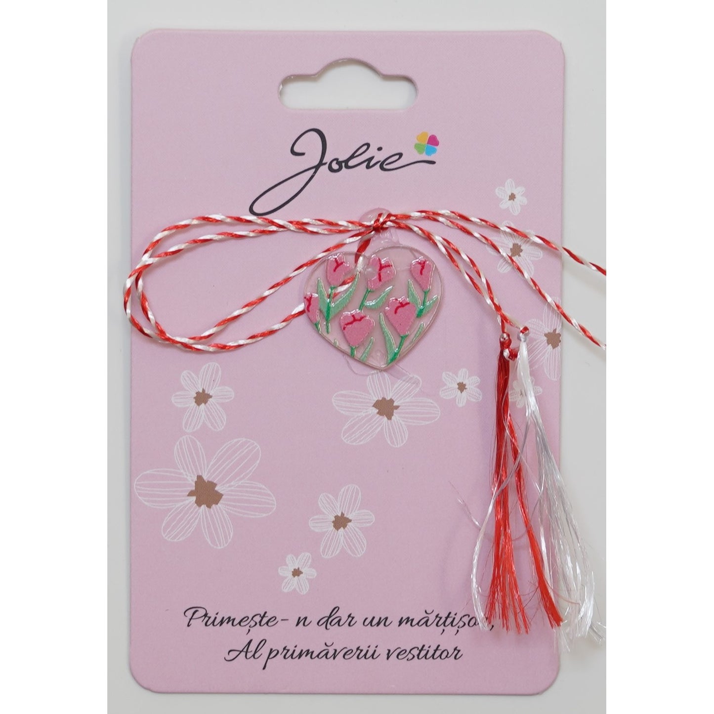 Martisor din Acril, Dimensiune Pandantiv Aprox 2 cm, Multicolor, Model 13