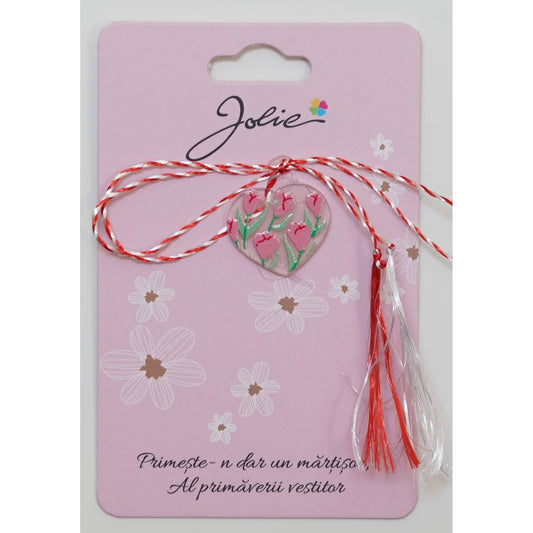 Martisor din Acril, Dimensiune Pandantiv Aprox 2 cm, Multicolor, Model 13