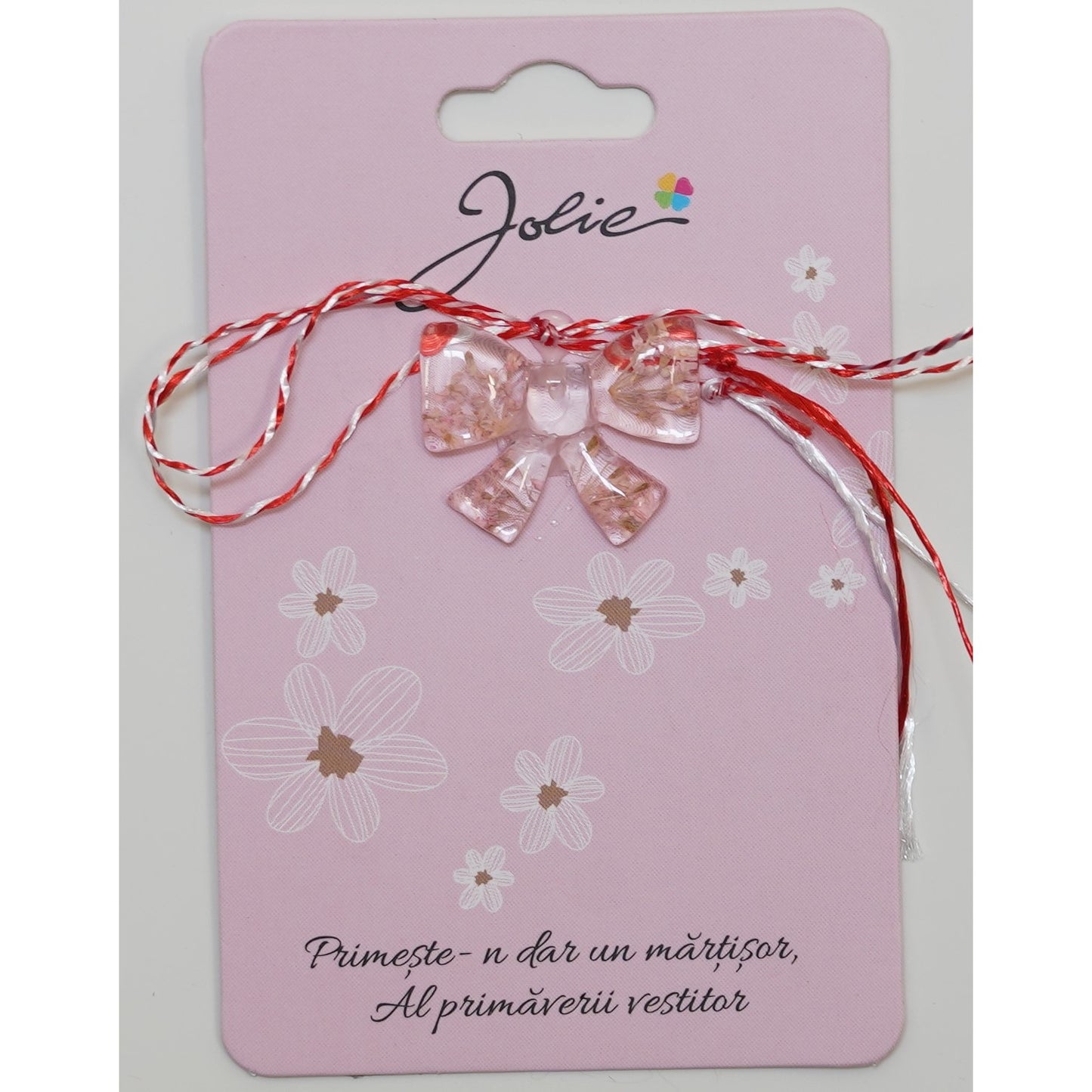 Martisor din Acril, Dimensiune Pandantiv Aprox 2 cm, Multicolor, Model 15