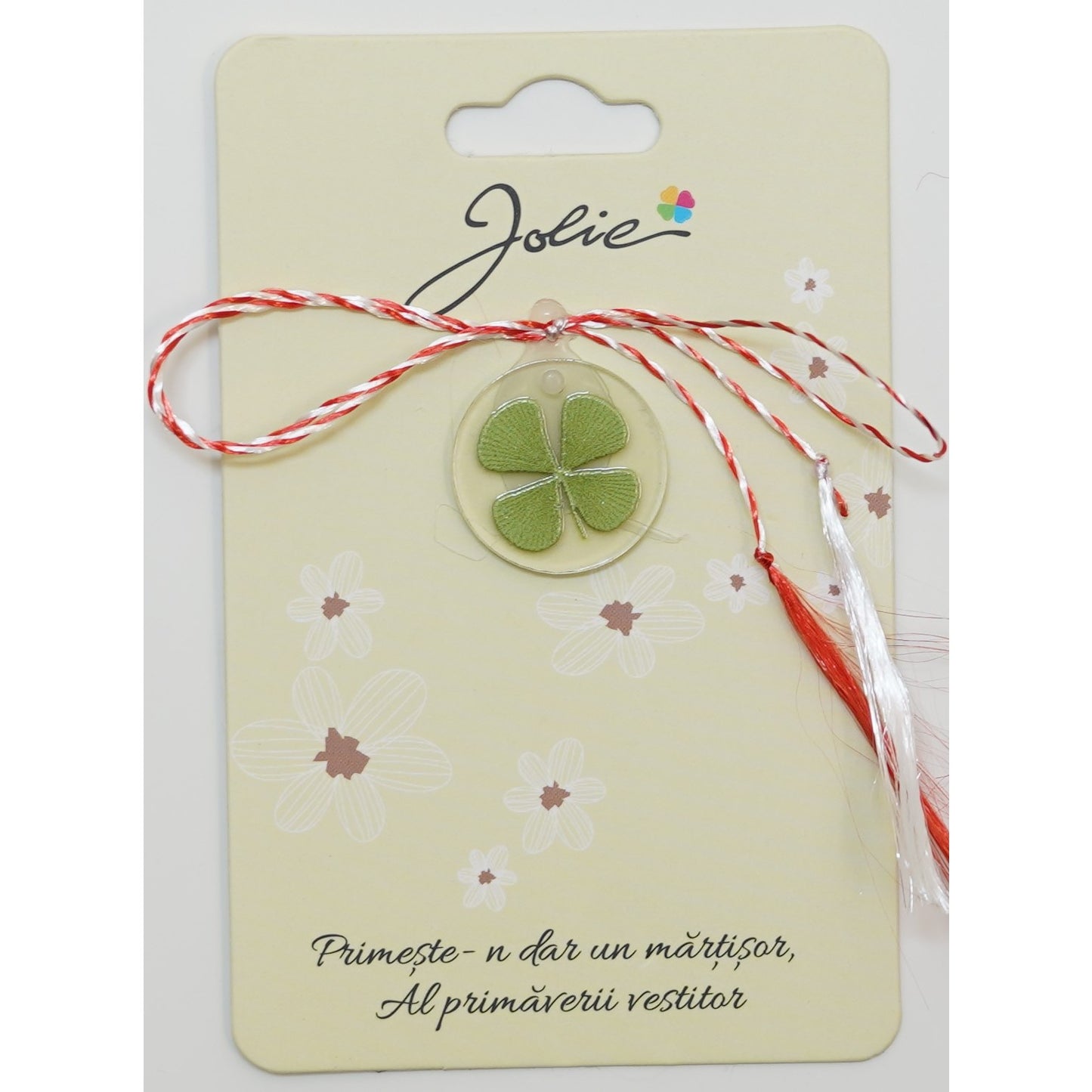 Martisor din Acril, Dimensiune Pandantiv Aprox 2 cm, Multicolor, Model 17