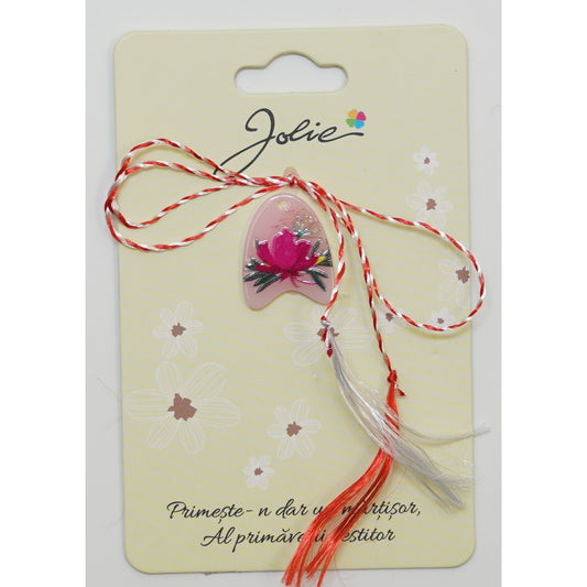 Martisor din Acril, Dimensiune Pandantiv Aprox 2 cm, Multicolor, Model 4