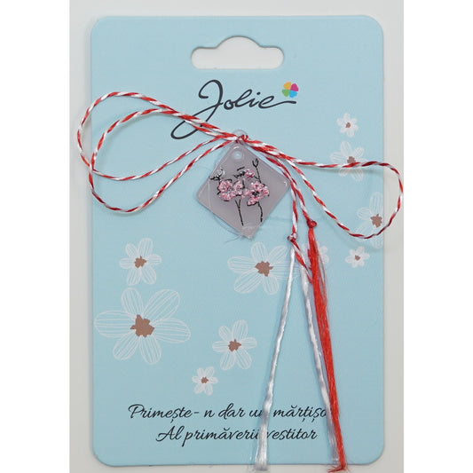 Martisor din Acril, Dimensiune Pandantiv Aprox 2 cm, Multicolor, Model 7