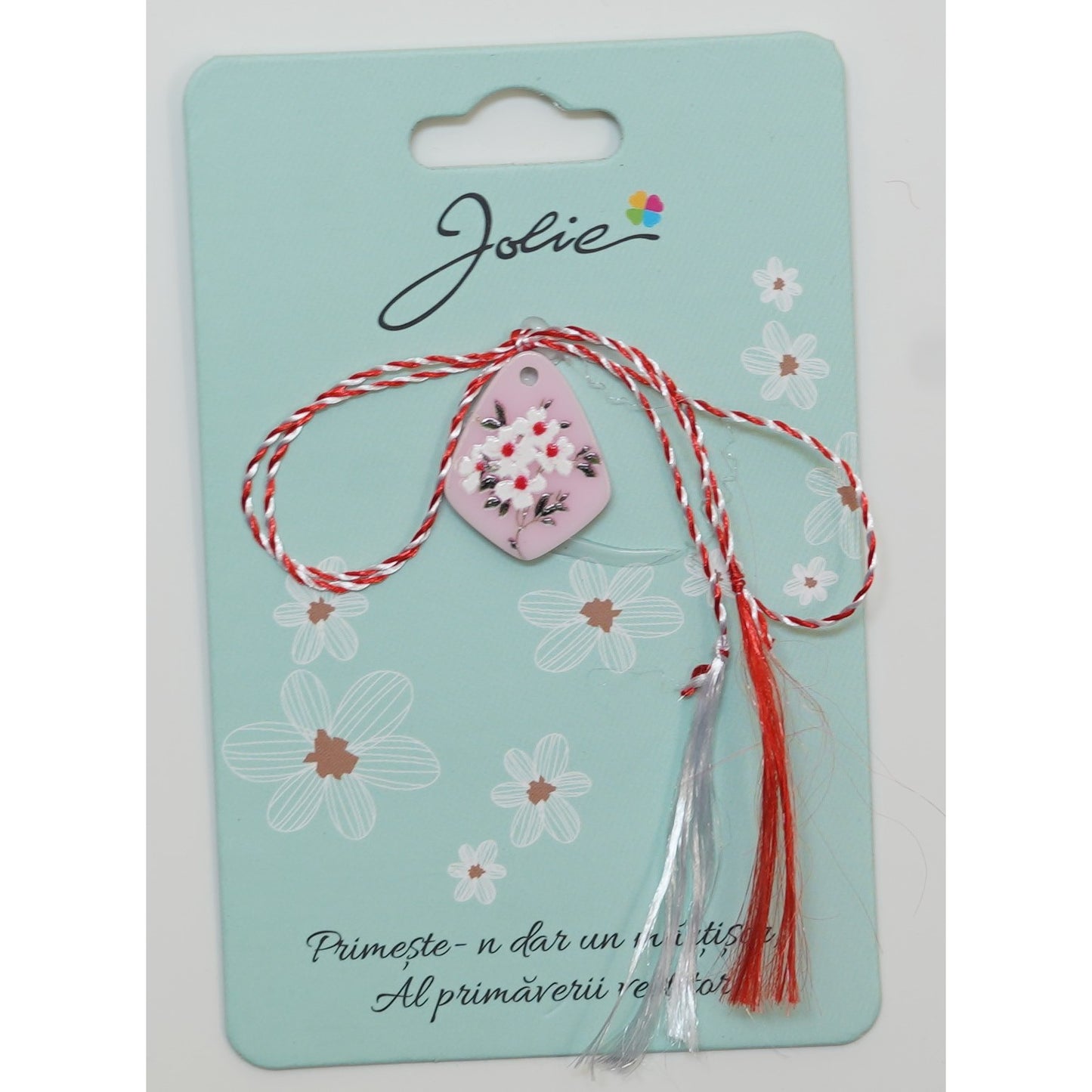Martisor din Acril, Dimensiune Pandantiv Aprox 2 cm, Multicolor, Model 9