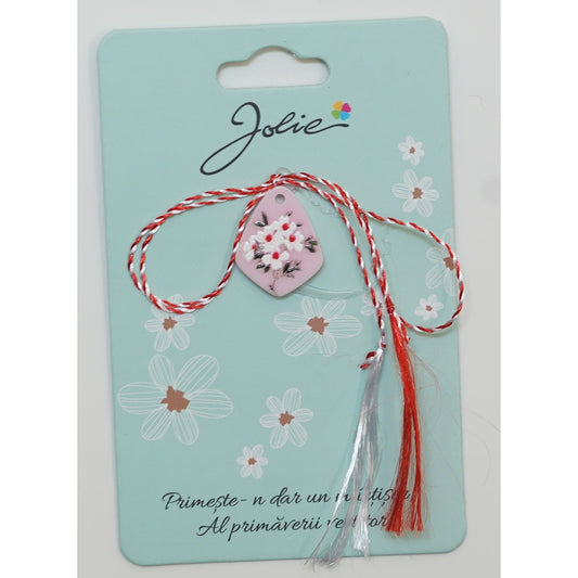 Martisor din Acril, Dimensiune Pandantiv Aprox 2 cm, Multicolor, Model 9