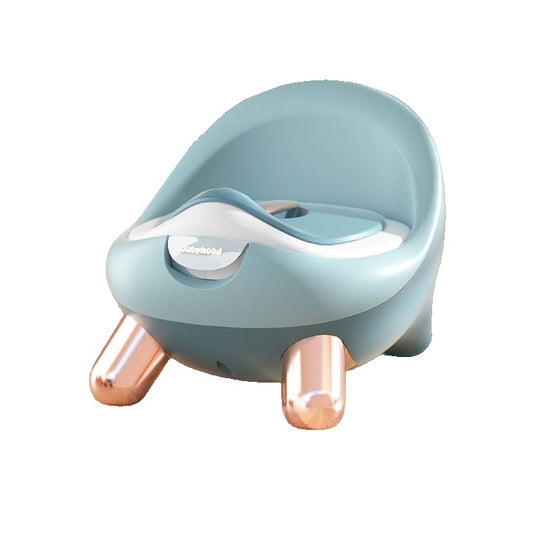 Olita pentru Copii, +1an, Portabila, cu Capac, Model Prietenos, Non-Toxic, Compartiment Detasabil, cu 4 Picioare, Usor de Curatat, Verde Gold