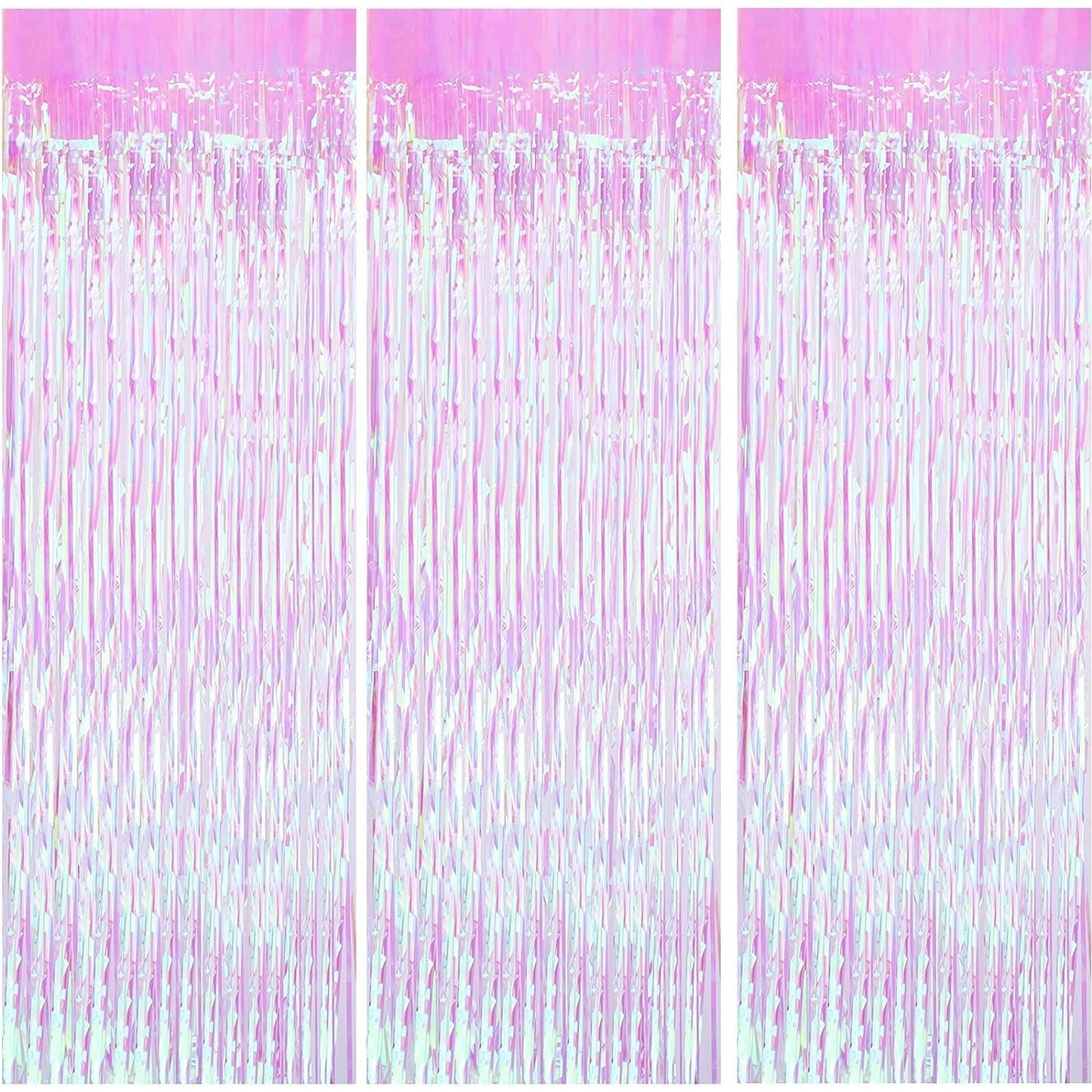 Perdea Franjurata, Model Decor Petrecere, pentru Fundal de Poze, Amenajare Colorata a Petrecerii, Dimensiune 100x200 cm, Roz