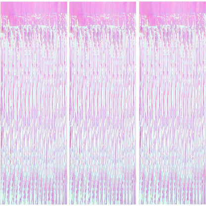 Perdea Franjurata, Model Decor Petrecere, pentru Fundal de Poze, Amenajare Colorata a Petrecerii, Dimensiune 100x200 cm, Roz