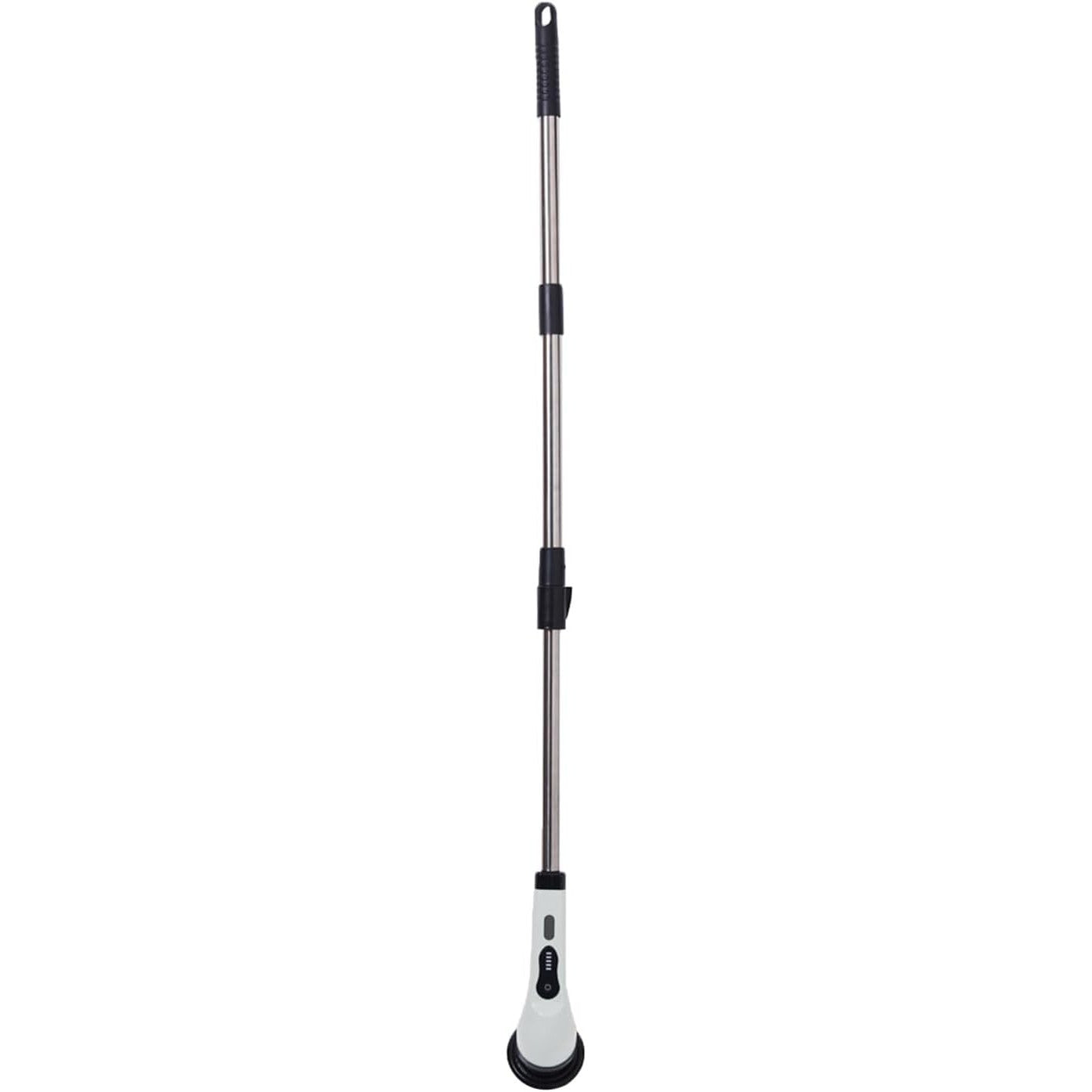 Perie Electrica de Curatare, pentru Gresie, Baie, Bucatarie, 25x20x9.5 cm, cu 6 Capete, Maner Extensibil Detasabil 84-127cm, Incarcare USB-Type C, Rotire 360 de Grade, 3000 mAh, Culoare: Alb