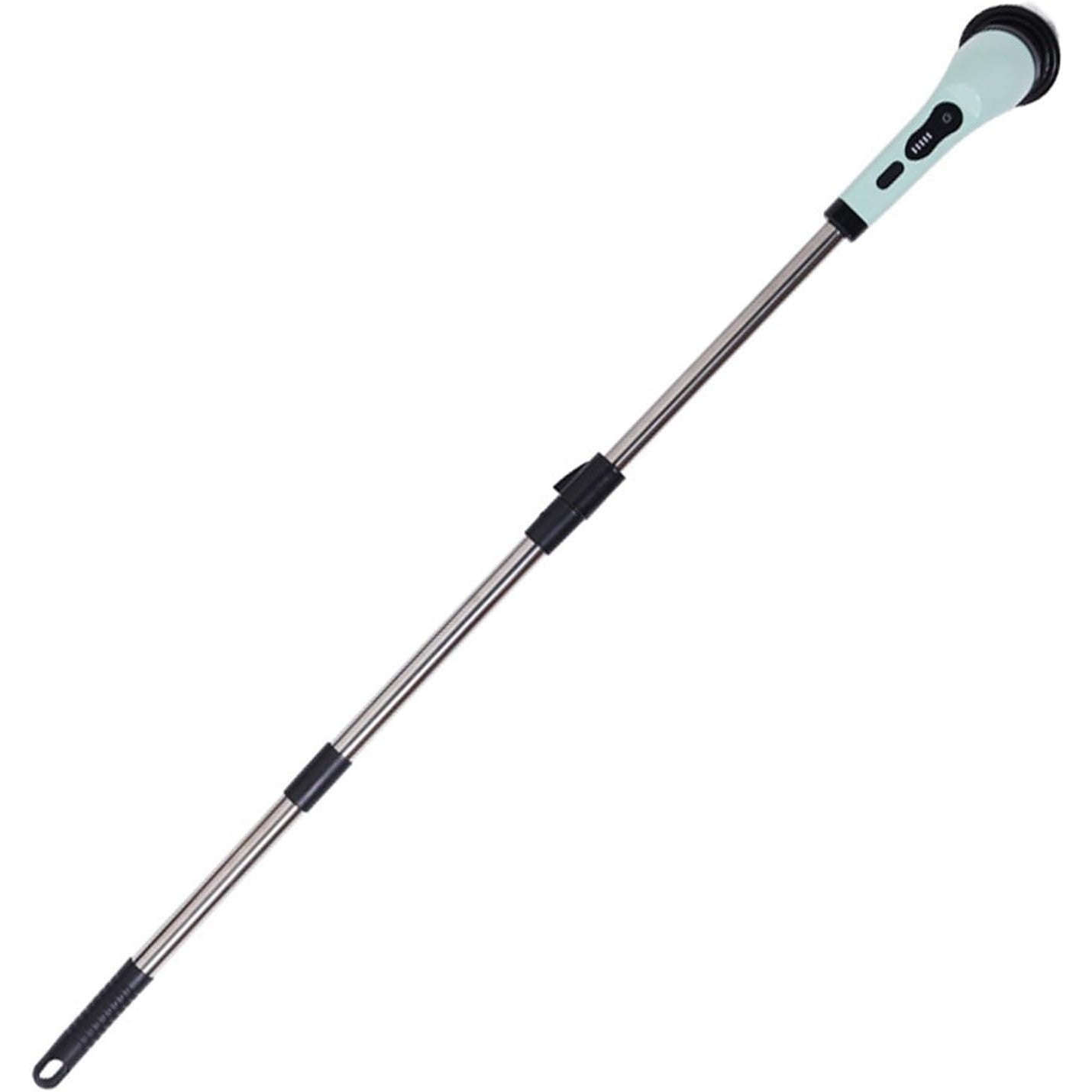 Perie Electrica de Curatare, pentru Gresie, Baie, Bucatarie, 25x20x9.5 cm, cu 9 Capete, Maner Extensibil Detasabil 84-127cm, Incarcare USB-Type C, Rotire 360 de Grade, 3000 mAh, Culoare: Verde