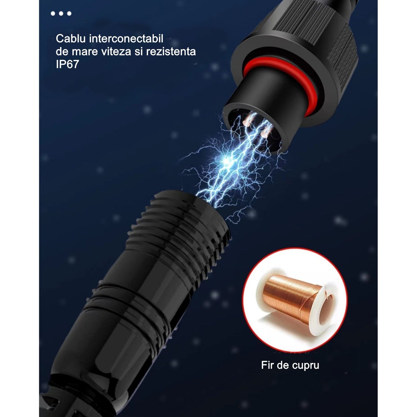 Proiector LED cu Panou Solar, Senzor lumina, Waterproof, 216 LED-uri incorporate, 100W, 24x19 cm, IP 67, Design Modern, Negru