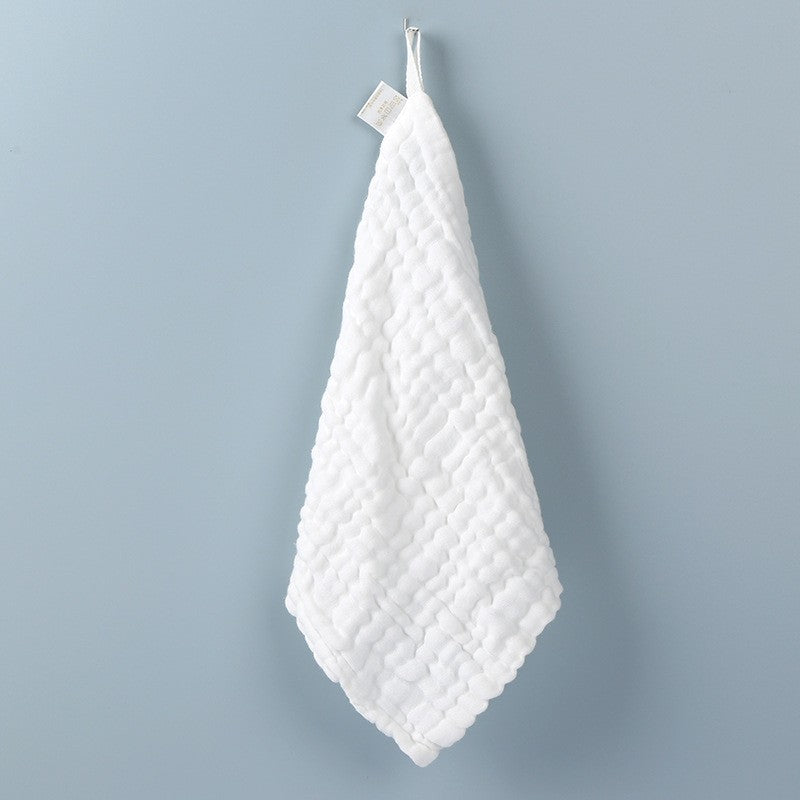 Prosop Absorbant, din Bumbac, 6 Straturi, 30 x 30 cm, Alb