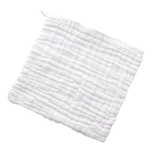 Prosop Absorbant, din Bumbac, 6 Straturi, 30 x 30 cm, Alb