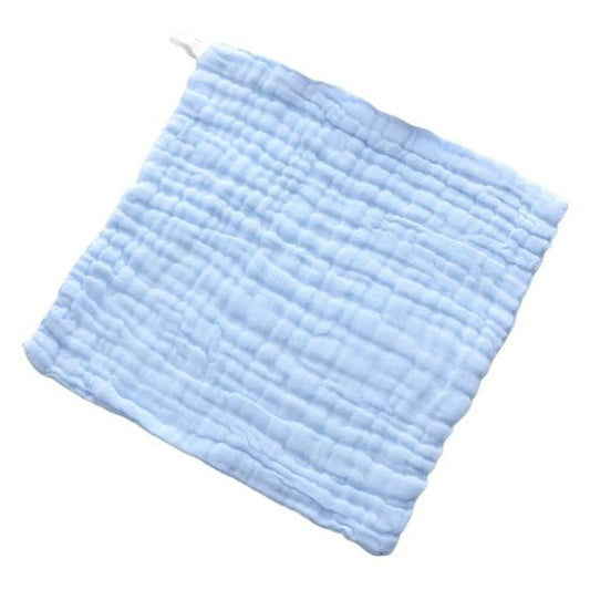 Prosop Absorbant, din Bumbac, 6 Straturi, 30 x 30 cm, Albastru