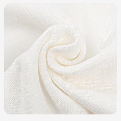 Prosop Absorbant, din Bumbac, pentru Bebelusi, 19x28 cm, Model Norisor, Alb
