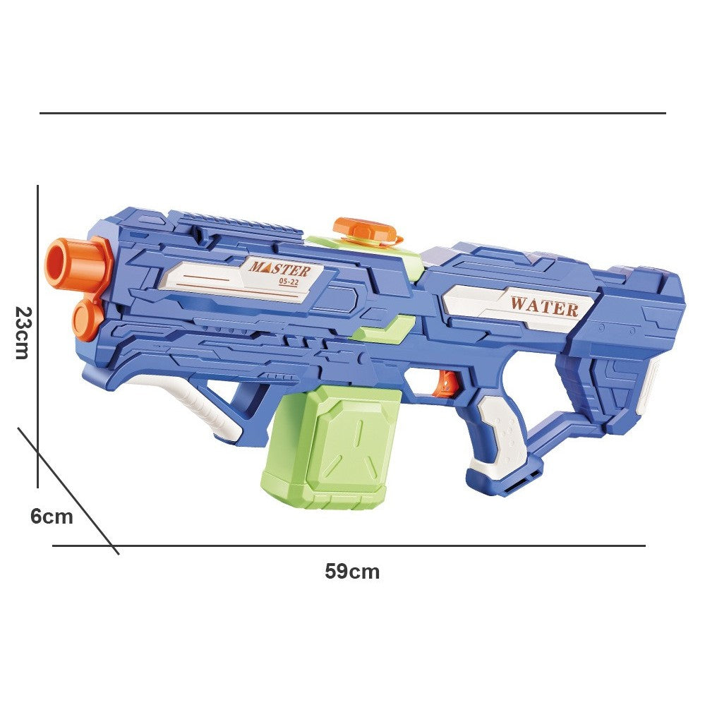 Pistol cu Apa pentru Copii, Rezervor 600ml, 14ani+, cu baterie 1200mAh, Electric Burst, Albastru/Verde, 800ML
