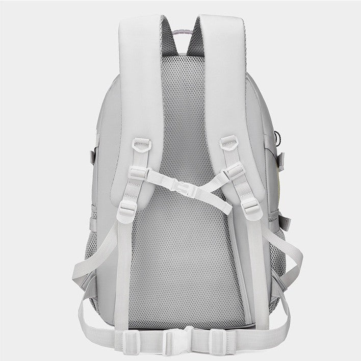 Rucsac Multifunctional pentru Calatorie, pentru Alpinism, Voiaj, Drumetii, din Panza Oxford, 34x16x52 cm, Alb