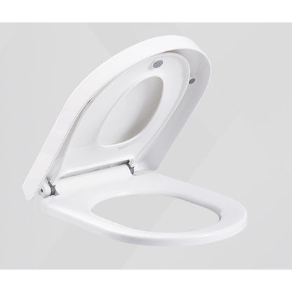 Capac de Toaleta cu Reductie 2 in 1, pentru Copii si Adulti, Coborare Lenta si Silentioasa, Instalare Usoara, din PP5 , in Forma de V, Alb
