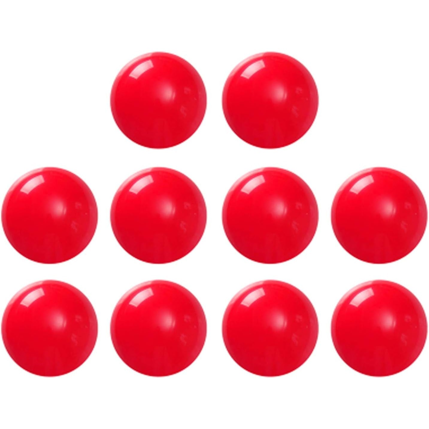 Set 10 Baloane din Latex, Model Party, 13 cm, 1 g, Rosu