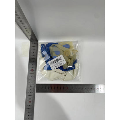 Set 15 baloane pentru petrecere, albastru/ alb, 30 cm