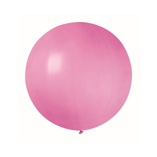 Set 2 Baloane din Latex, Model Party Jumbo, 90 cm, Roz si Bleu, 35 g