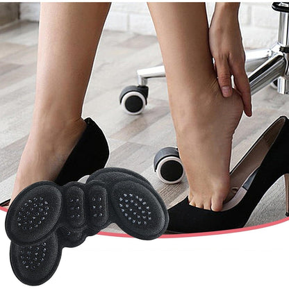 Set 2 Branturi cu Pernute pentru Calcai, Suport Interior pentru Incaltaminte, Marime Universala, Aderent pe Piele, Negru