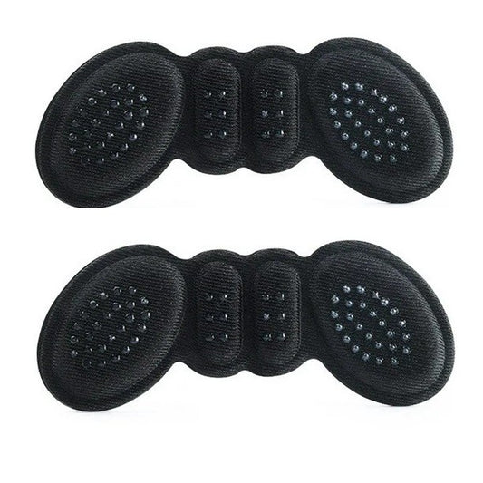 Set 2 Branturi cu Pernute pentru Calcai, Suport Interior pentru Incaltaminte, Marime Universala, Aderent pe Piele, Negru