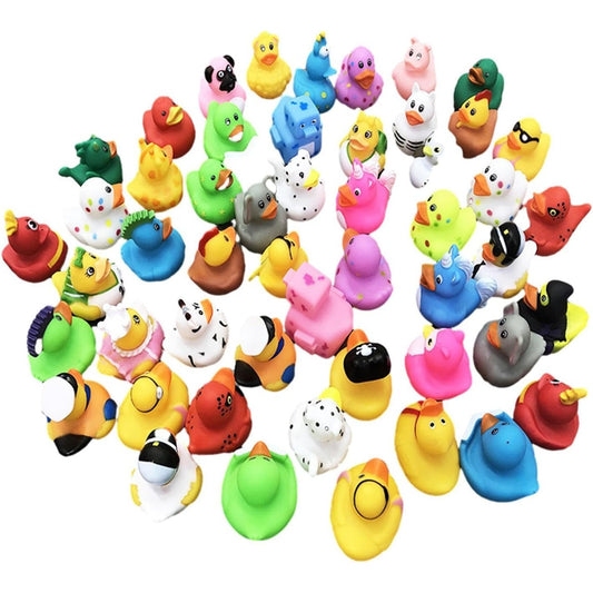 Set 50 Ratuste pentru Baie, 6x5.5x5.5 cm, Multicolore